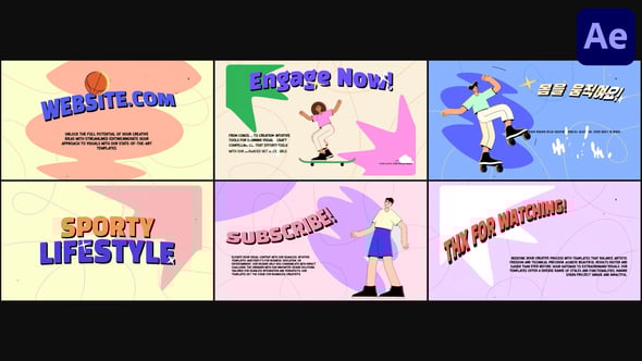 Videohive Sport Explainer Slides for After Effects
