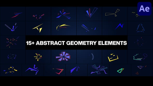 Videohive Abstract Geometry Elements for After Effects 50838491