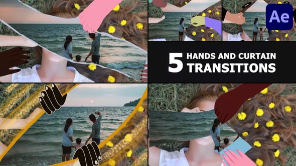 Videohive Hands And Curtain Backgrounds And Transitions | After Effects 57751543