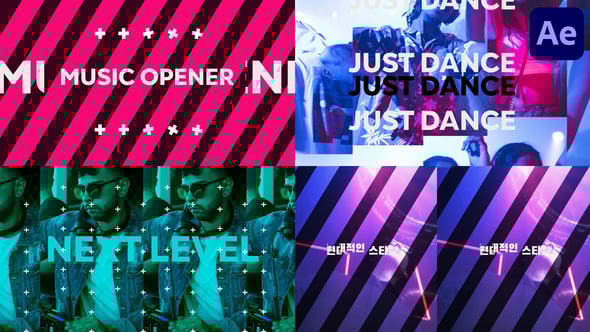 Videohive Music Opener for After Effects