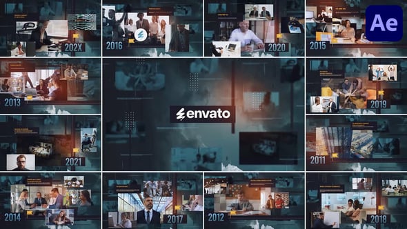 Videohive Corporate Timeline Portfolio for After Effects