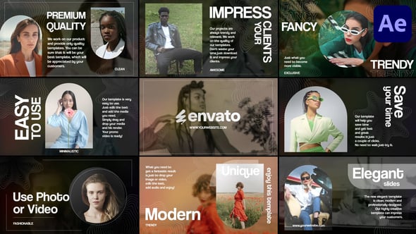 Videohive Aesthetic Slideshow for After Effects