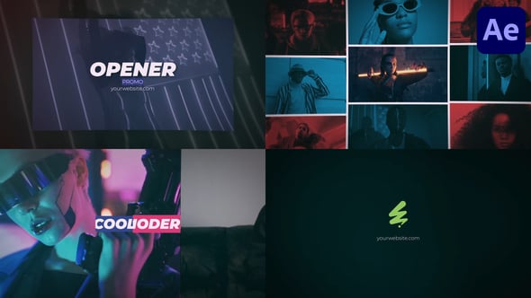 Videohive Promo Opener Slideshow for After Effects
