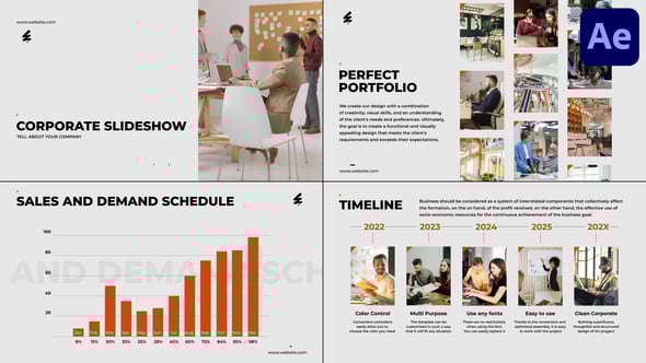 Videohive Clean Corporate Annual Report for After Effects