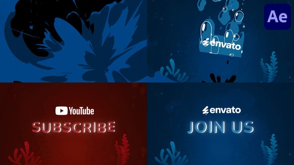 Videohive Liquid Sea Logo for After Effects