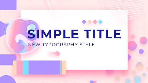 Videohive Modern Typography Opener 25676172