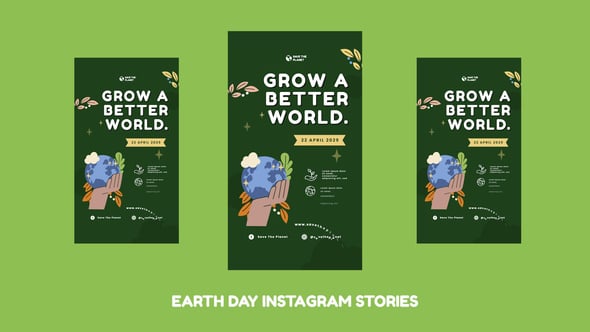 Videohive Earth Day Instagram Stories