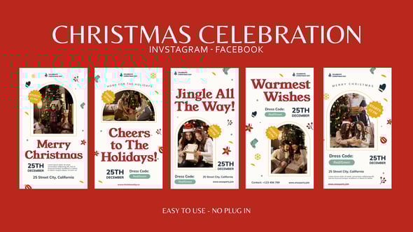 Videohive Christmas Celebration Instagram Stories 55969084