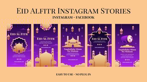 Videohive Eid Alfitr Instagram Stories