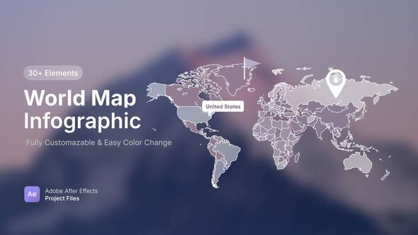 Videohive World Map 57616608