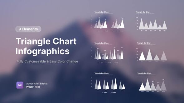 Videohive Triangle Chart Infographics