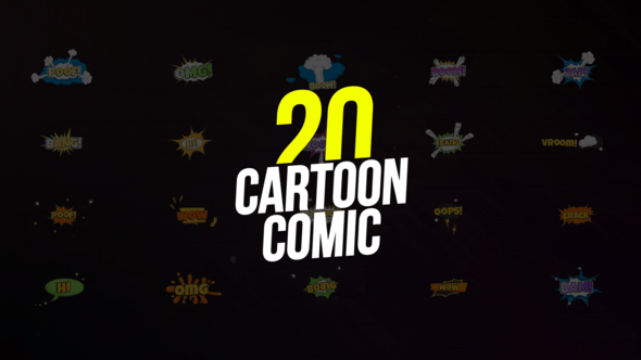 Videohive Cartoon Comic Titles