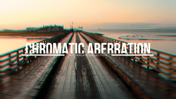 Videohive 16 Chromatic Aberration Overlays