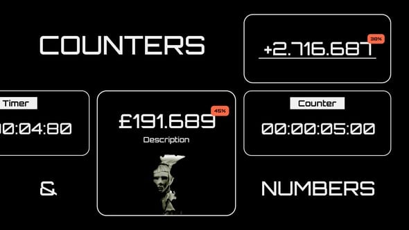Videohive Counters and Numbers