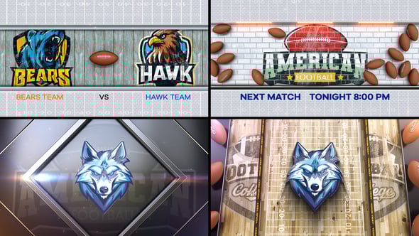 Videohive American Football Bumper 4 (4-Bumpers)