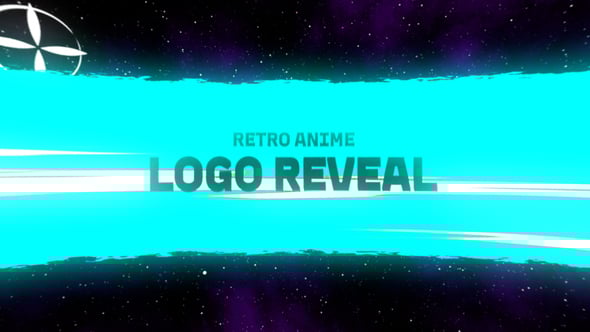 Videohive Retro Anime Logo Reveal