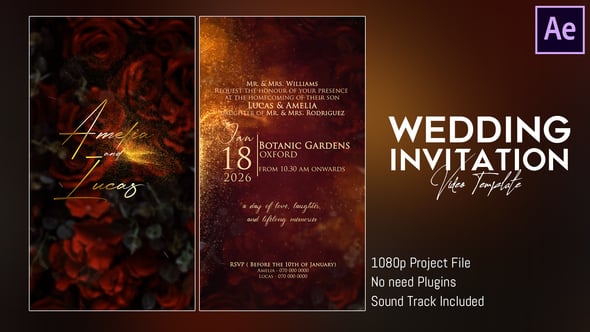 Videohive Wedding Invitation 4