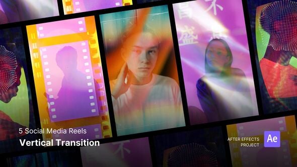 Videohive Social Media Reels – Vertical Transition After Effects Template