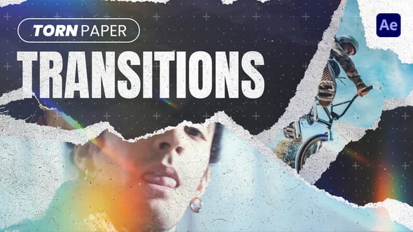 Videohive Torn Paper Transition 57874621