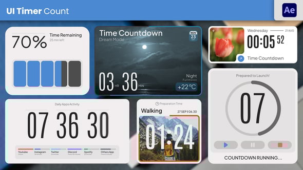 Videohive UI Countdown Timer
