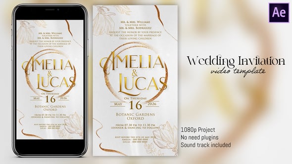 Videohive Wedding Invitation 3