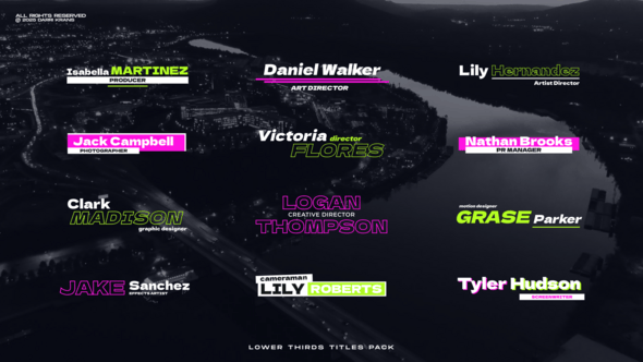 Videohive Lower Thirds Pack / AE