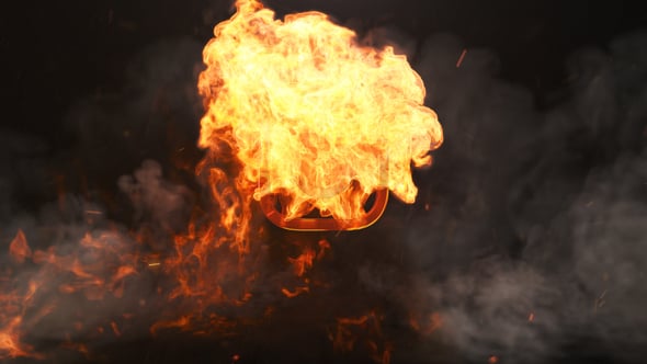 Videohive Fire Explosion Logo 57210461