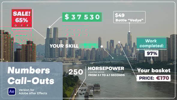 Videohive Numbers Call-Outs