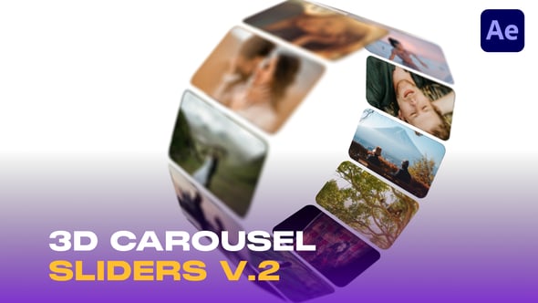 Videohive 3D Carousel Galleries
