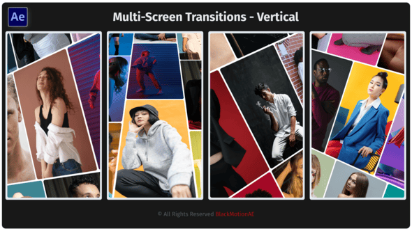 Videohive Multi Screen Transitions – Vertical