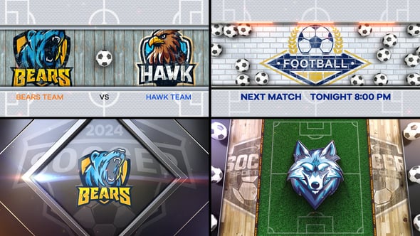 Videohive Soccer Bumper 4 (4-Bumpers)
