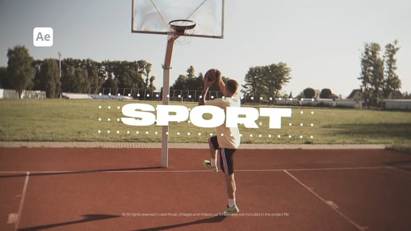 Videohive Dynamic Sports Opener for After Effects 57658122