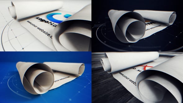 Videohive Scroll Unroll Bundle Intro