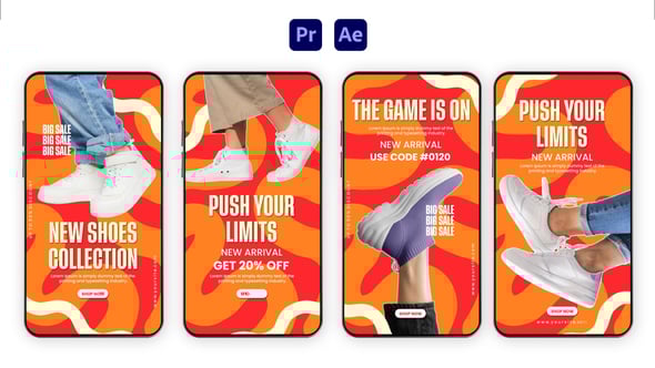 Videohive Sneaker Drop Instagram Story Pack