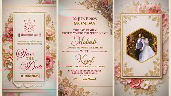 Videohive Wedding Invitation After Effects 57875370