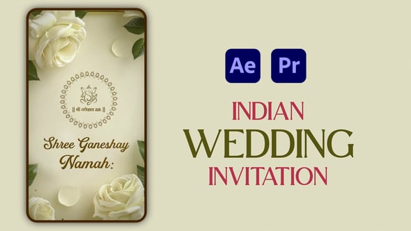 Videohive Indian Wedding Invitation | After Effects Template