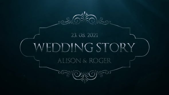 Videohive Silver Wedding Titles 57859225