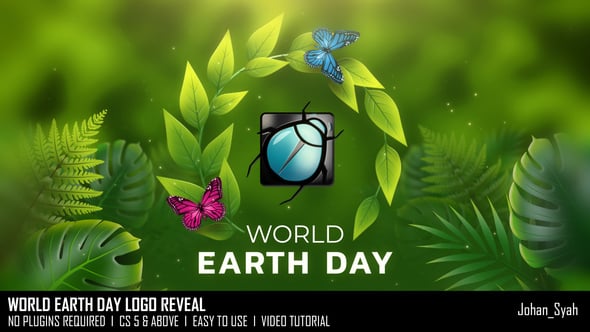 Videohive World Earth Day Logo Reveal