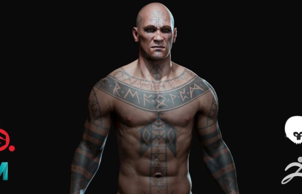 AAA Game 3D Character Art course Module 01 – Body By Mateusz Wendowski