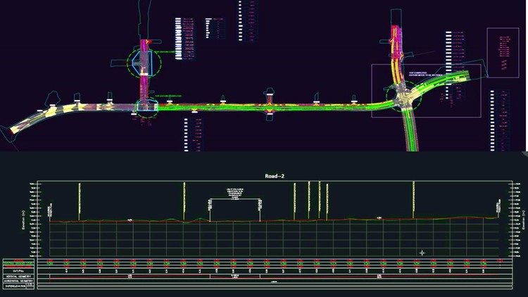 AutoCAD Civil 3D 6km Complete Road & Junction Design Project By Murad Farooq