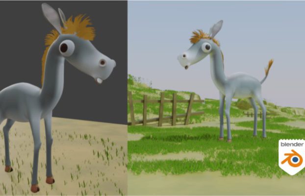 Blender 3D: Cartoon Animal Character Modeling for Beginners By Amit kumar deb