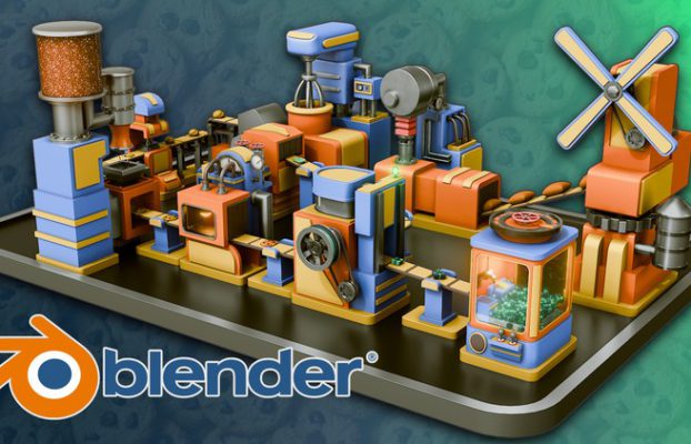 Blender Beginners Masterclass: The Cookie Factory By 3D Tudor
