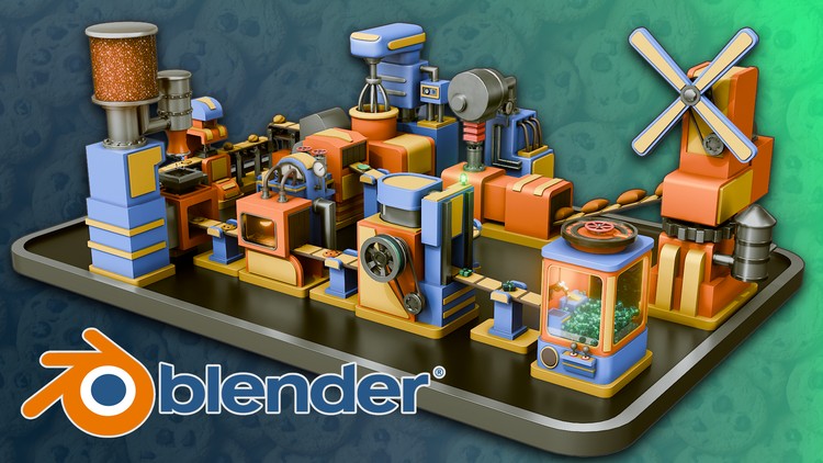 Blender Beginners Masterclass: The Cookie Factory By 3D Tudor