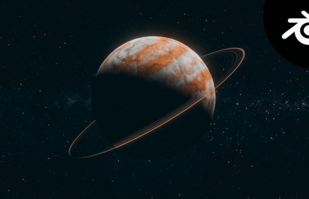 Blender Cosmos: Procedural Gas Planets with Blender By Yassine Larayedh