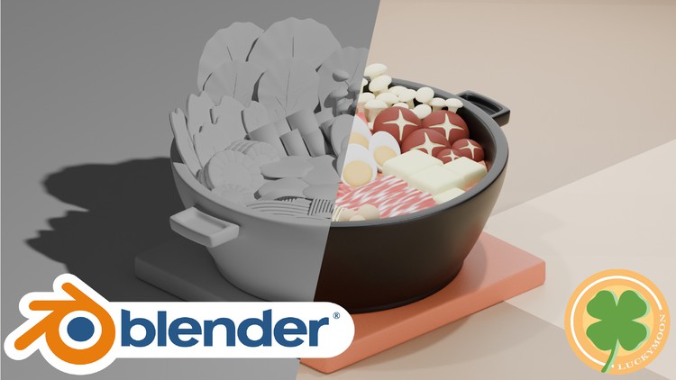 Blender : Create A Shabu Model By Kornwanast Samachiktummakun