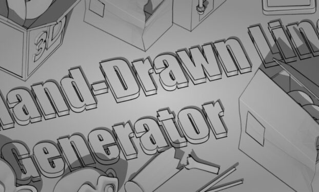 Blender Market Hand-Drawn Line Generator v2.8