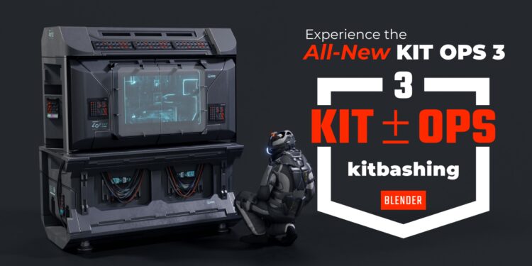 Blender Market Kit Ops 3 Pro: Premiere Kitbashing Addon v3.0.22