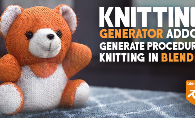 Blender Market Knitting Generator Addon (Blender 4.1 Updated) v4.0