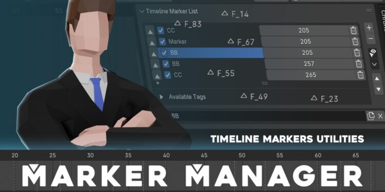 Blender Market Marker Manager – Timeline Marker Utilities v1.0.0