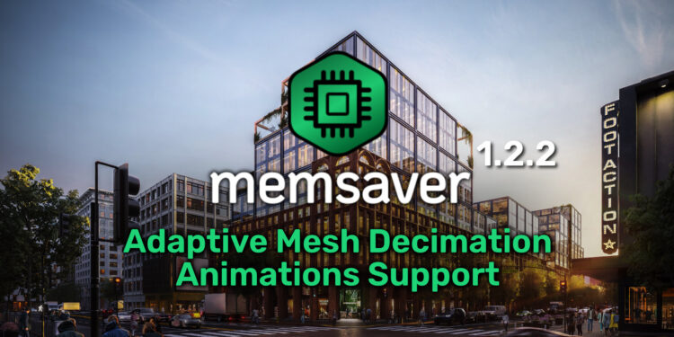 Blender Market Memsaver Memory Optimizer Vram Saver v1.2.2